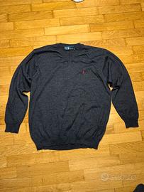 MAGLIONE RALPH LAUREN GRIGIO SCURO