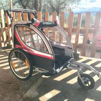 Passeggino e rimorchio bici