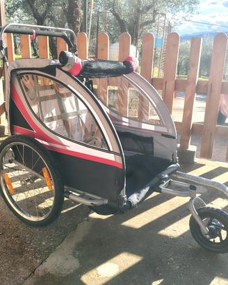 Passeggino e rimorchio bici
