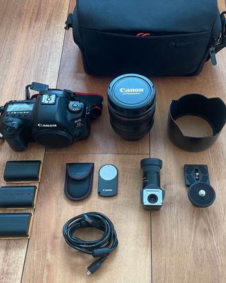 Canon 5D mark IV + obiettivo e accessori