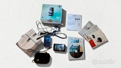Fotocamera Canon IXUS 117 HS Nera + Custodia