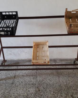 CARRELLO ESPOSIZIONE FRUTTA E VERDURA