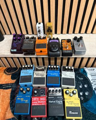 Pedali effetti chitarra eletrrica