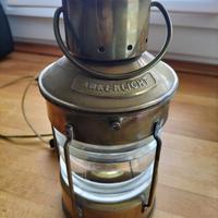 lampada vecchia marina in ottone