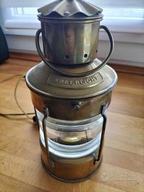 lampada vecchia marina in ottone