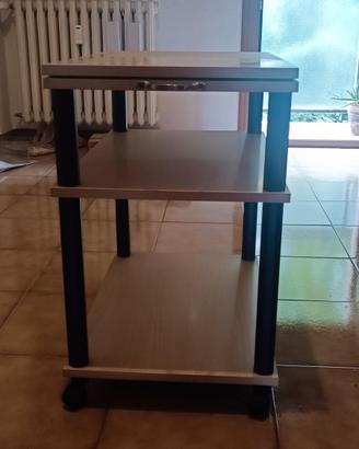 carrello porta tv, mobiletto su ruote multinfunz