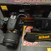📸 Nikon D3500 + 18-55mm VR – COME NUOVA – 1.482 s