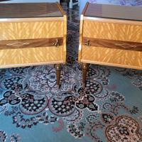 Coppia di comodini Mid-Century anni '50