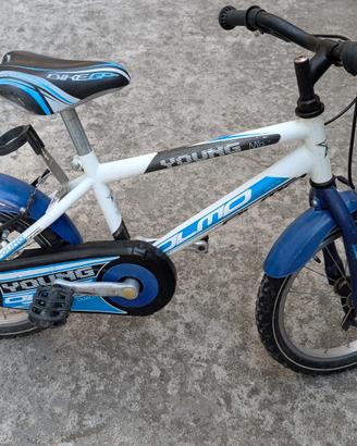 Bici bambino Olmo Young 16" bianca e blu