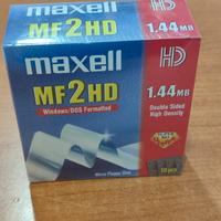 Pacco Floppy disc 3,5" Maxell Nuovo 