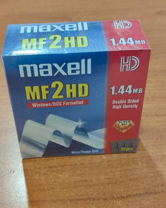 Pacco Floppy disc 3,5" Maxell Nuovo 
