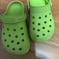 Ciabatte bambino verdi n.28 – tipo Crocs