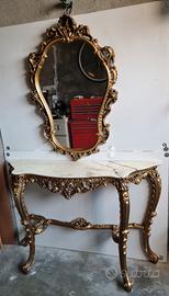 console con specchiera 