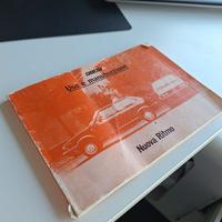 libretto uso e manutenzione Fiat Ritmo