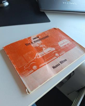 libretto uso e manutenzione Fiat Ritmo