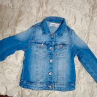 giubbotto jeans bambina