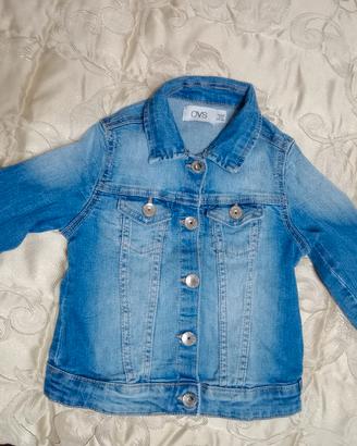 giubbotto jeans bambina