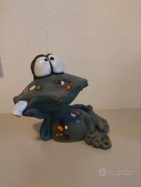 Rana sdraiata - diffusore di incenso a cono