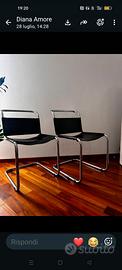 Coppia di Sedie Cantilever Stile Bauhaus