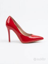 Decoltè vernice Rosso