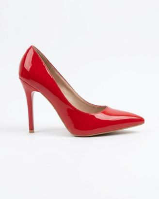 Decoltè vernice Rosso