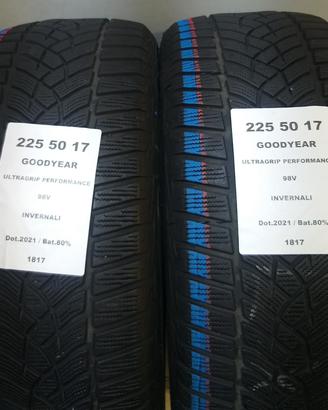 2 GOMME 225 50 17 GOODYEAR A1817
