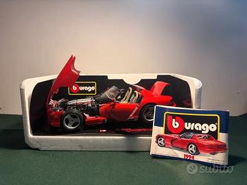 Dodge Viper RT/10 1993 Rossa 1:18 Bburago come nuo