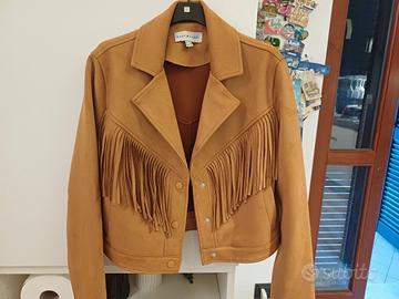 Giacca Scamosciata con Frange Baby Angel (Nuova!)