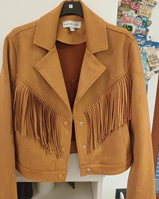 Giacca Scamosciata con Frange Baby Angel (Nuova!)