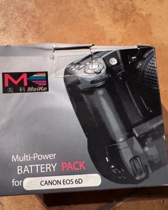 Meike multi-power grip battery pack per  canon 6d