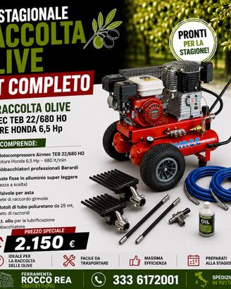 KIT RACCOLTA OLIVE TEB 22/680 HONDA