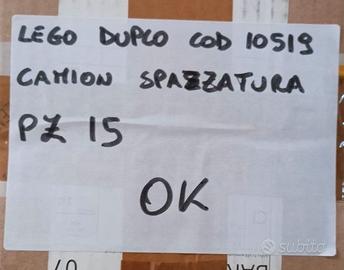 LEGO DUPLO - CAMION SPAZZATURA cod. 10519