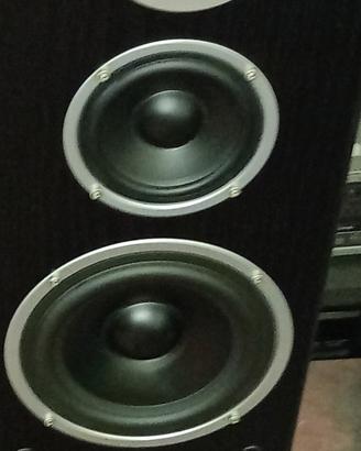 Casse da pavimento a 3 vie da 200 watt a 4 ohm. 