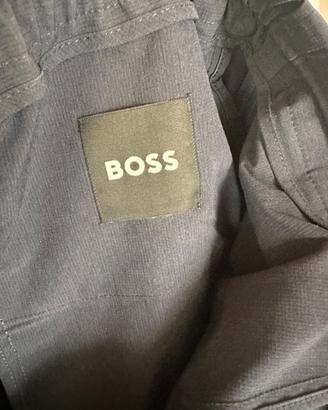 Pantaloni BOSS Slim Fit 52 Blu Navy