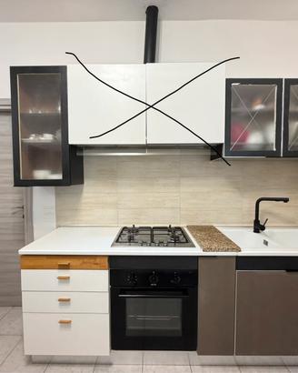 Cucina senza elettro domestici