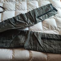 Moncler pantaloni da sci tg s verdoni e neri 