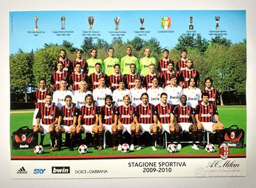 A.C. Milan - Cartolina Stagione 2009/2010