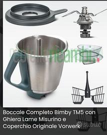 Boccale NUOVO completo Bimby Tm5 - Elettrodomestici In vendita a Pesaro e  Urbino