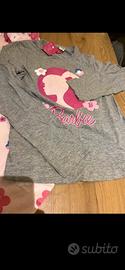Pigiana nuovo cotone barbie  bambina 8/10 anni