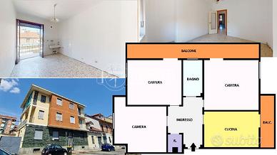 AMPIO QUADRILOCALE LIBERO SUBITO CON CANTINA!