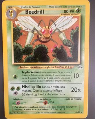 Beedrill mazzo Neo Discovery