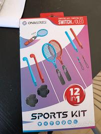 Kit 12 in 1 di Accessori per Nintendo Switch Sport