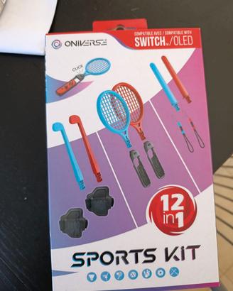 Kit 12 in 1 di Accessori per Nintendo Switch Sport