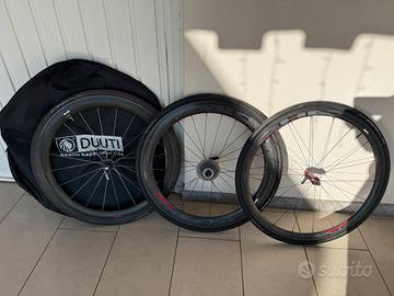 3 Cerchi bici da corsa in carbonio