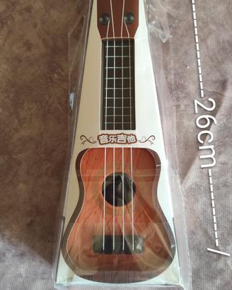 mini ukulele giocattolo per bambini da 26 cm