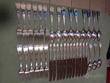 Posate argento 800  36 pezzi 