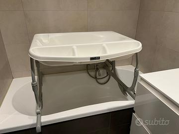 Vaschetta bagnetto montabile su vasca da bagno