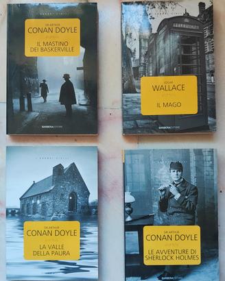 4 libri gialli di Sir Arthur Conan Doyle
