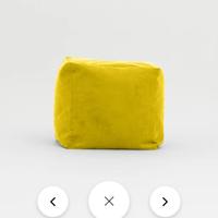 Pouf in microfibra Trimero