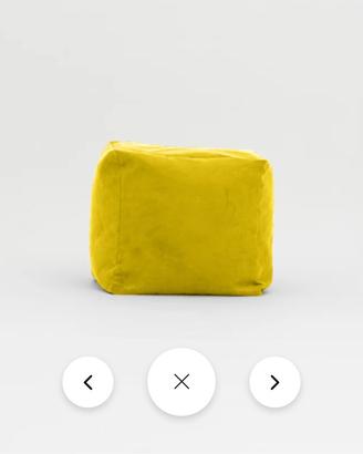 Pouf in microfibra Trimero